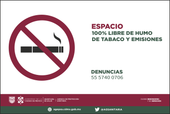 Espacio 100% lbre de humo
